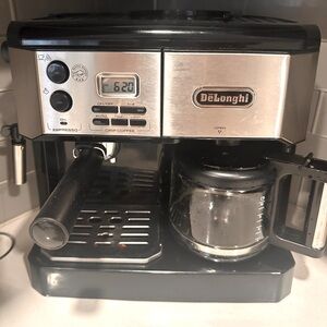 De'Longhi Combination Espresso/Coffee Machine - Stainless Steel